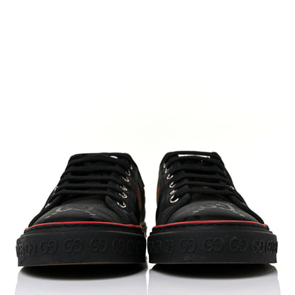 Gucci Econyl Nylon Web Monogram Off The Grid Womens 1977 Tennis Sneakers 40 Black 2 of 7