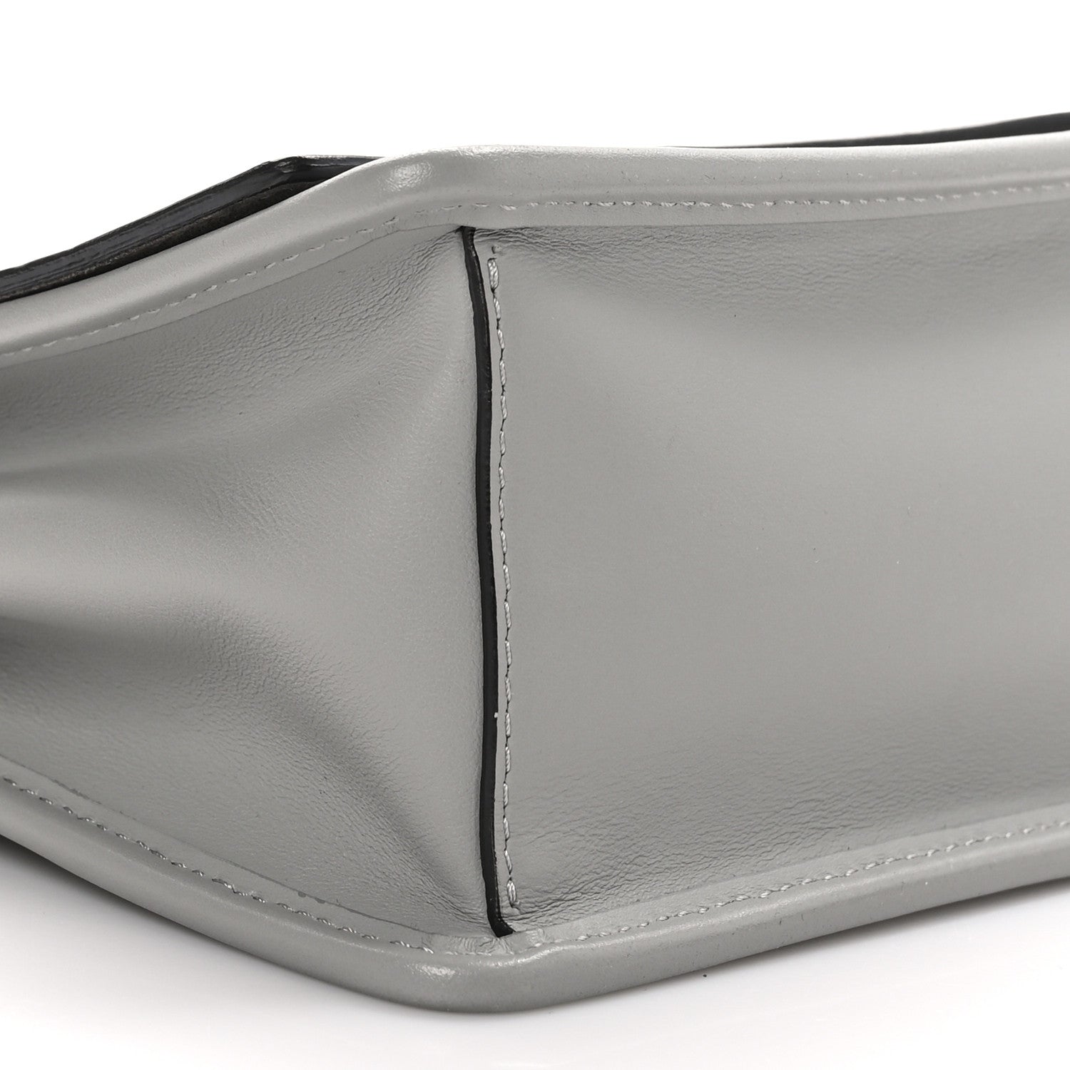 Fendi Vitello Century Opaco F is Fendi Small Kan I Shoulder Bag Grigio Perla 9 of 10