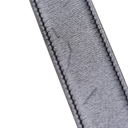 Hermes Box Courchevel Reversible Belt Strap 70 Black Chocolate 6 of 7