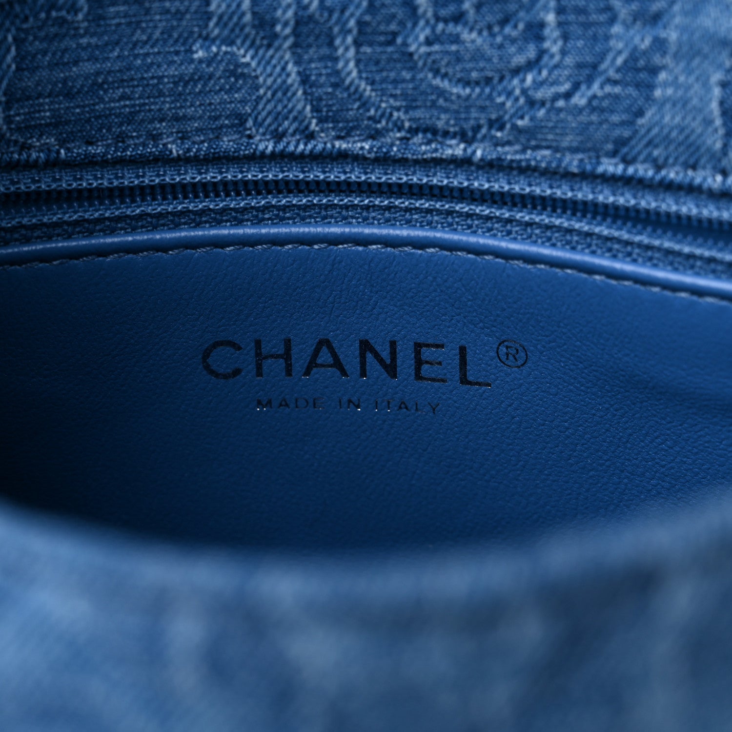 Chanel Denim Quilted Camellia Sweetheart Mini Flap Blue 6 of 10