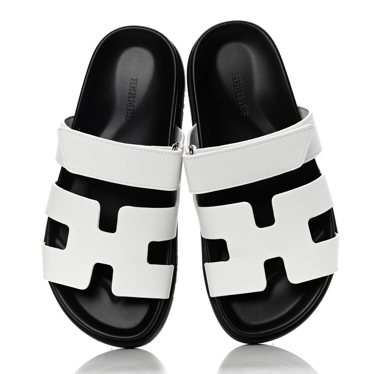Calfskin Womens Chypre Sandals 37 White