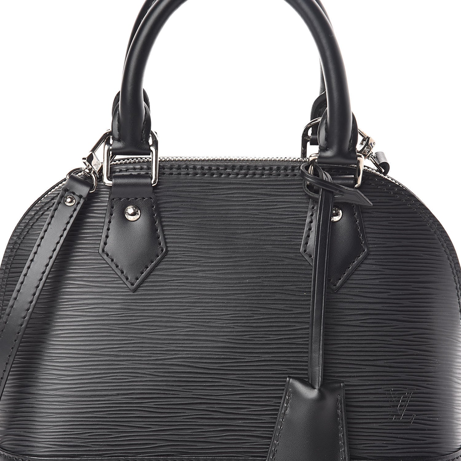 Louis Vuitton Epi Alma BB Black 7 of 9