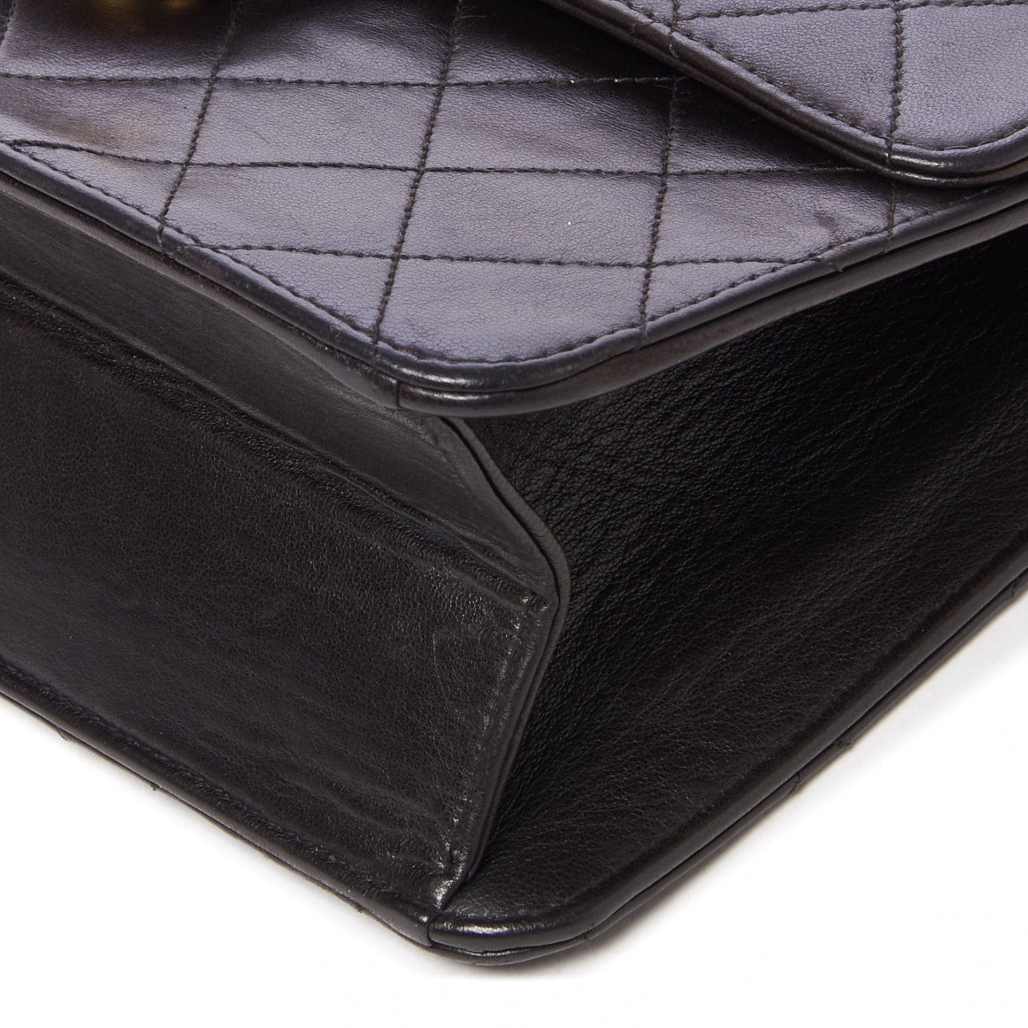 Chanel Lambskin Quilted Small Single Flap Black 5 of 9