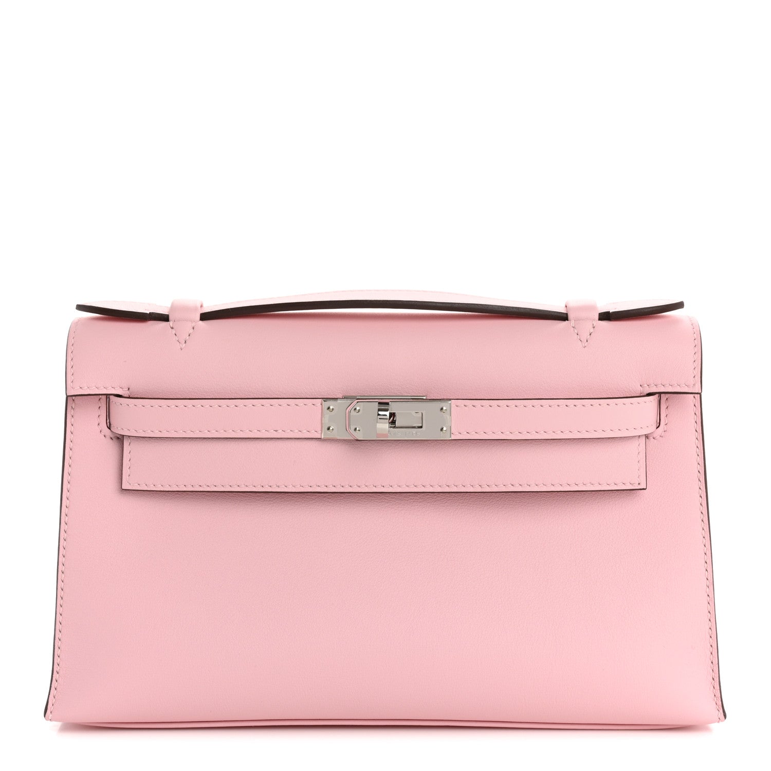 Hermes Swift Kelly Pochette Clutch Rose Sakura 1 of 11