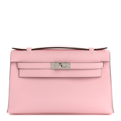 Hermes Swift Kelly Pochette Clutch Rose Sakura 1 of 11
