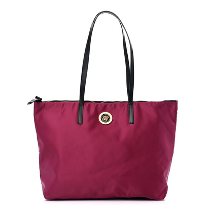 Versace Nylon Medusa Tote Dahlia Black 1 of 10