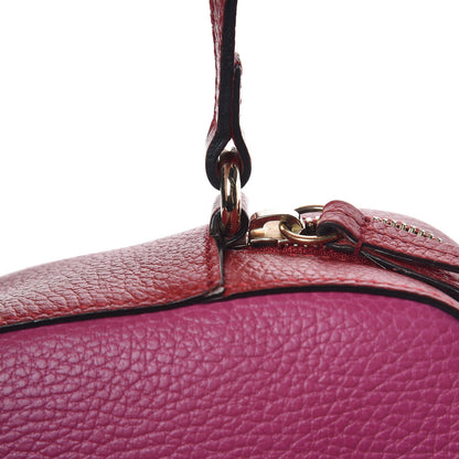 Gucci Dollar Calfskin Bi-Color Small Soho Disco Bag New Rosette Hibiscus Red 16 of 20