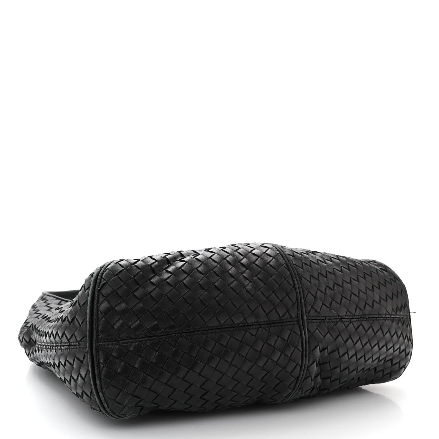 Nappa Intrecciato Ball Hobo Black