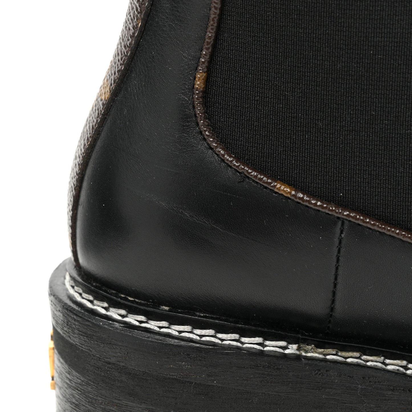 Calfskin Monogram Beaubourg Ankle Boots 40 Black