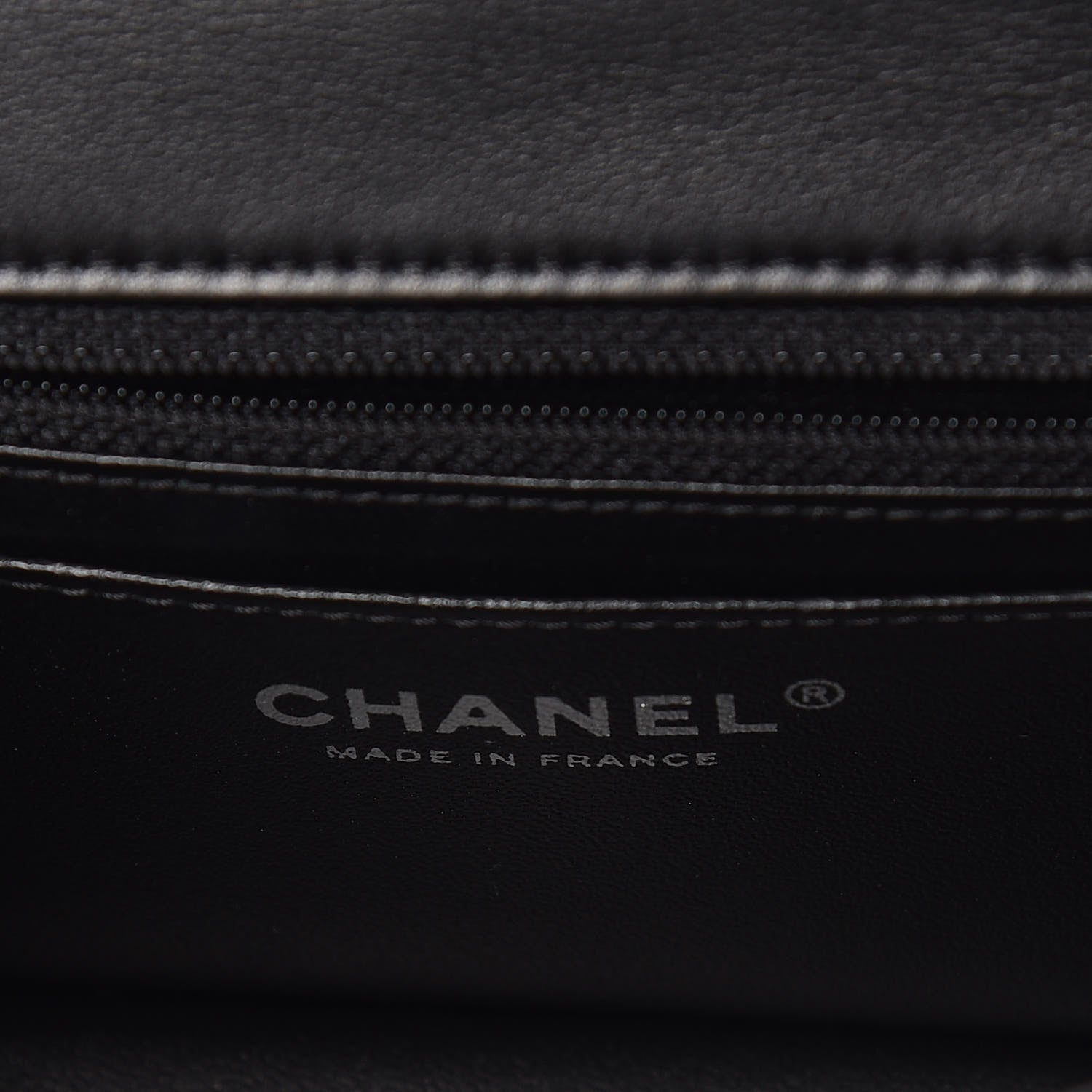 Chanel Lambskin Quilted Mini Rectangular Flap Black 6 of 10
