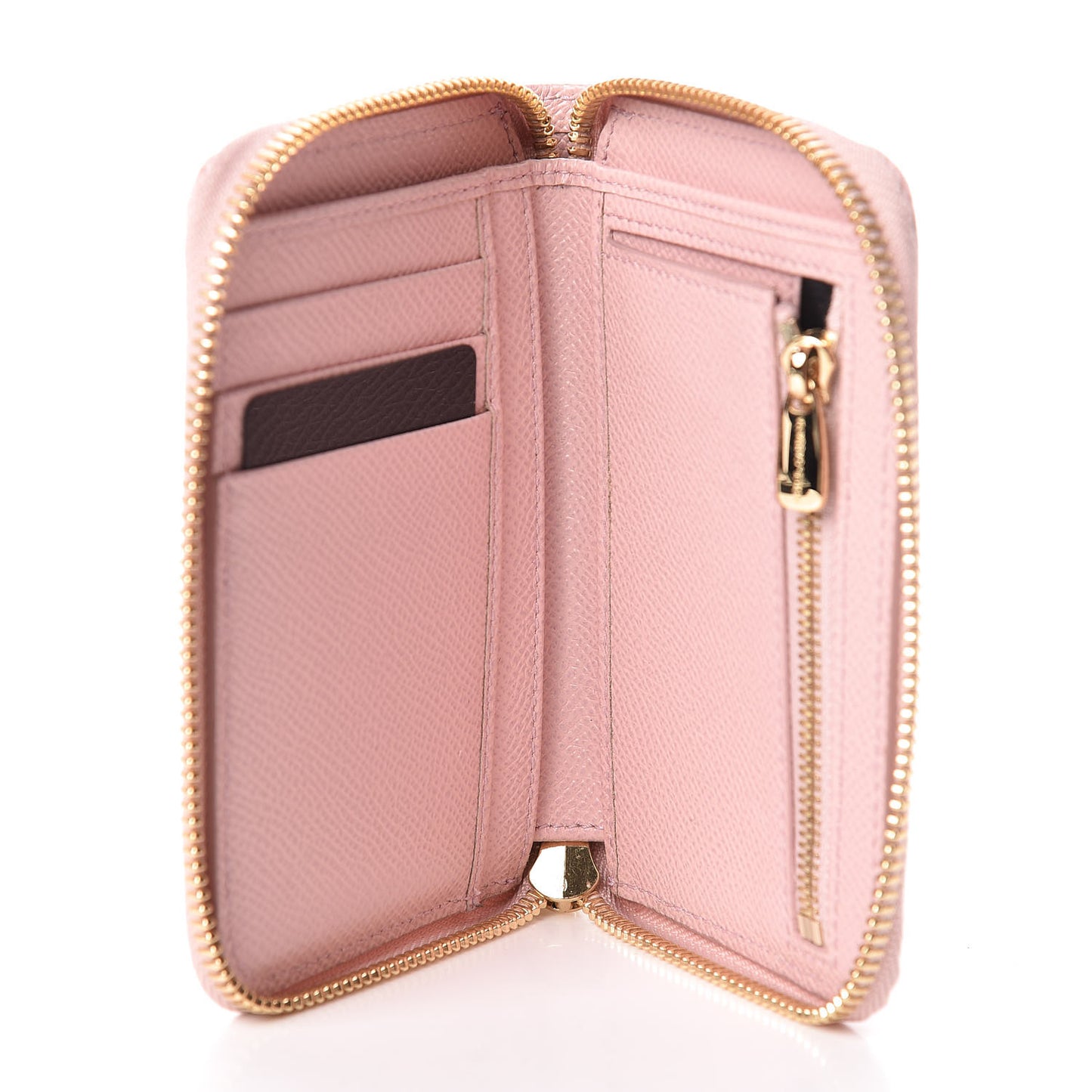 Dauphine Small Zip Around Wallet Pink