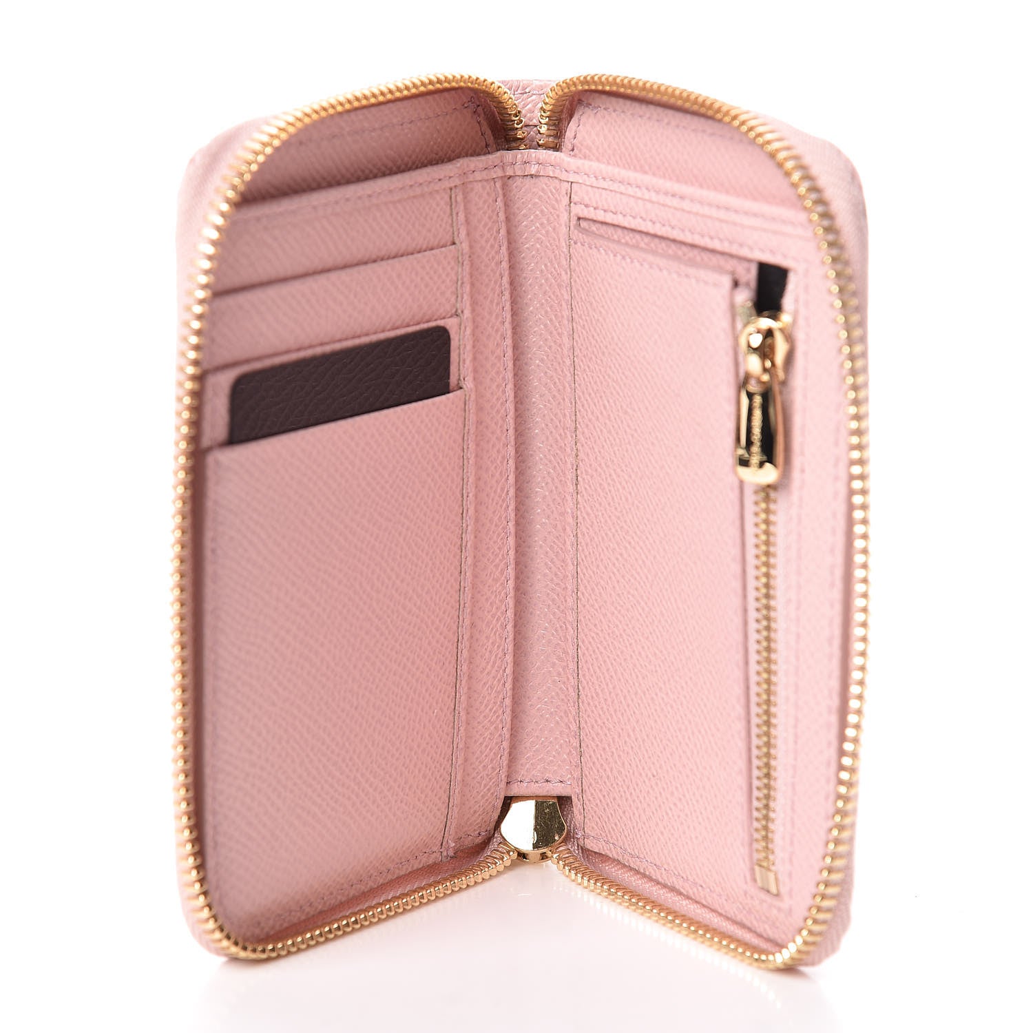 Dolce & Gabbana Dauphine Small Zip Around Wallet Pink 5 of 10