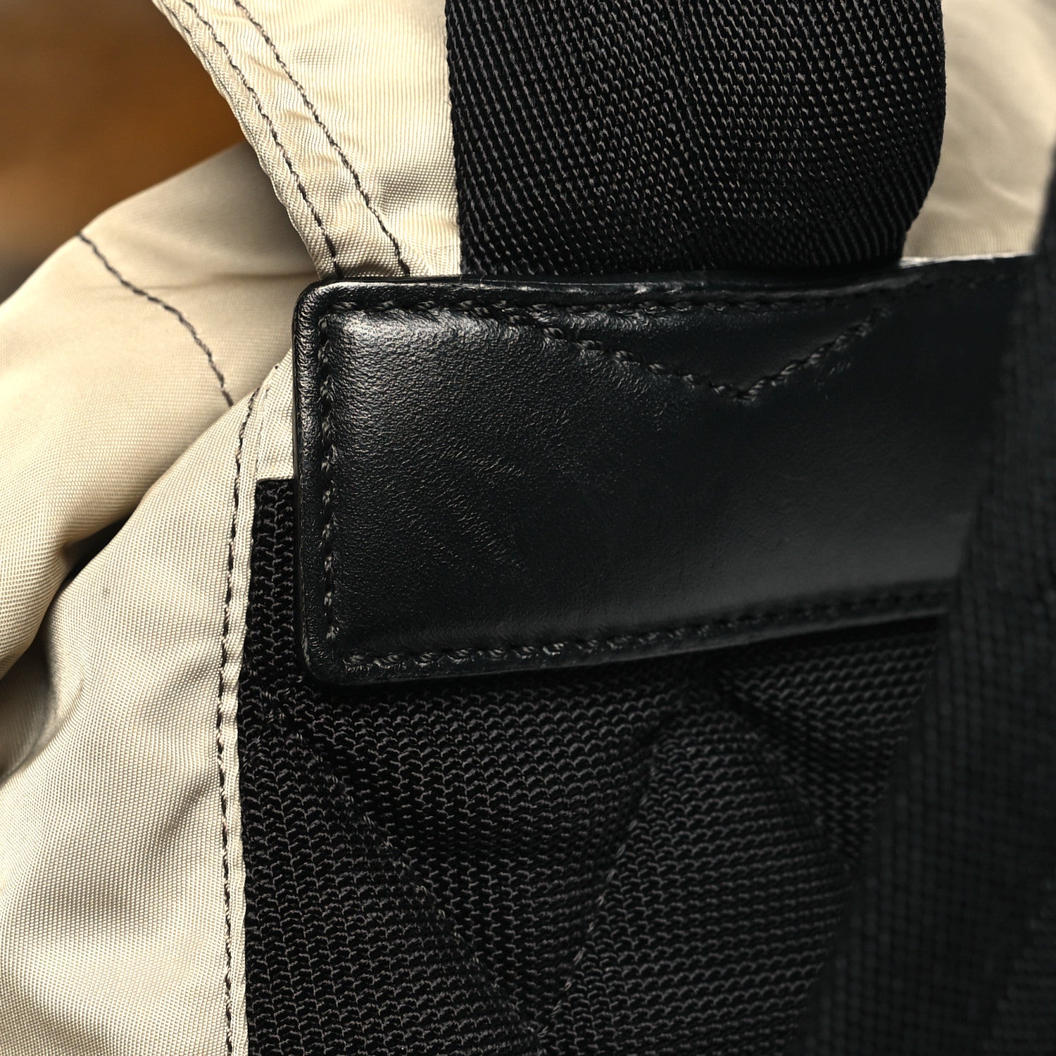 Burberry Nylon Medium Rucksack Backpack Beige 12 of 14
