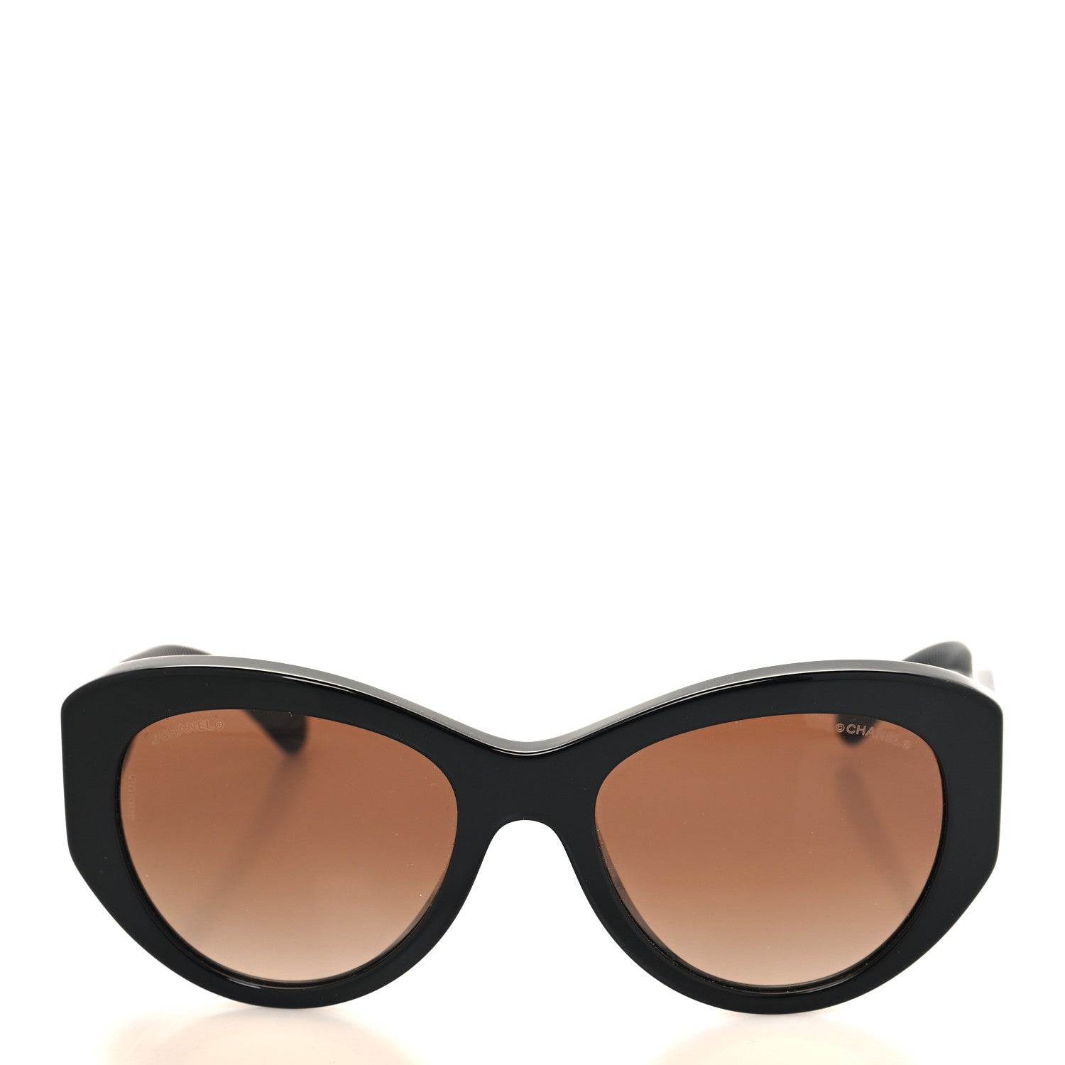 Chanel Acetate Butterfly Large CC Sunglasses 5492 Black 2 of 9