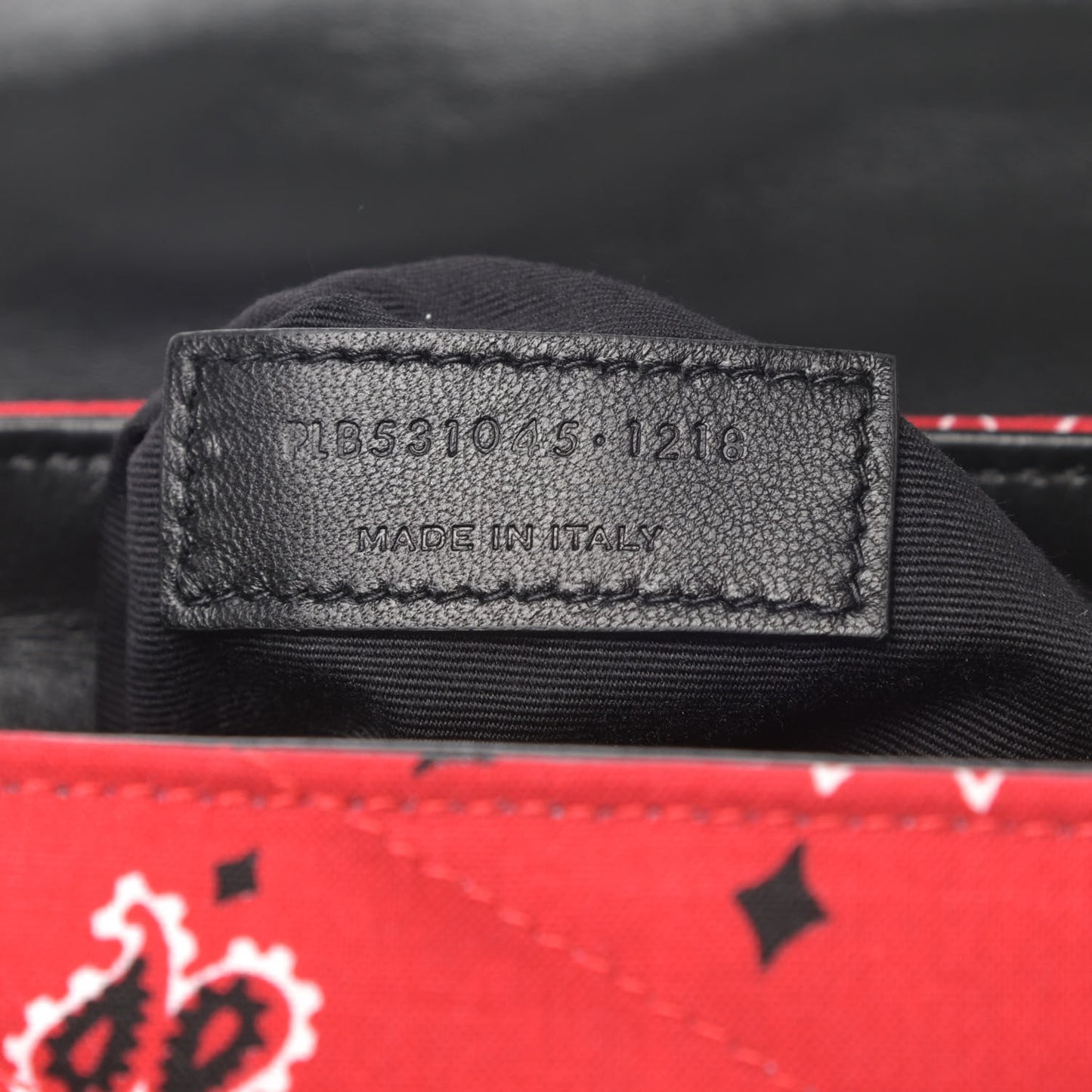 Cotton Bandana Y Quilted Monogram Toy Loulou Crossbody Bag Red