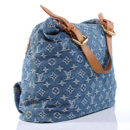 Louis Vuitton Denim Baggy GM Blue 3 of 7