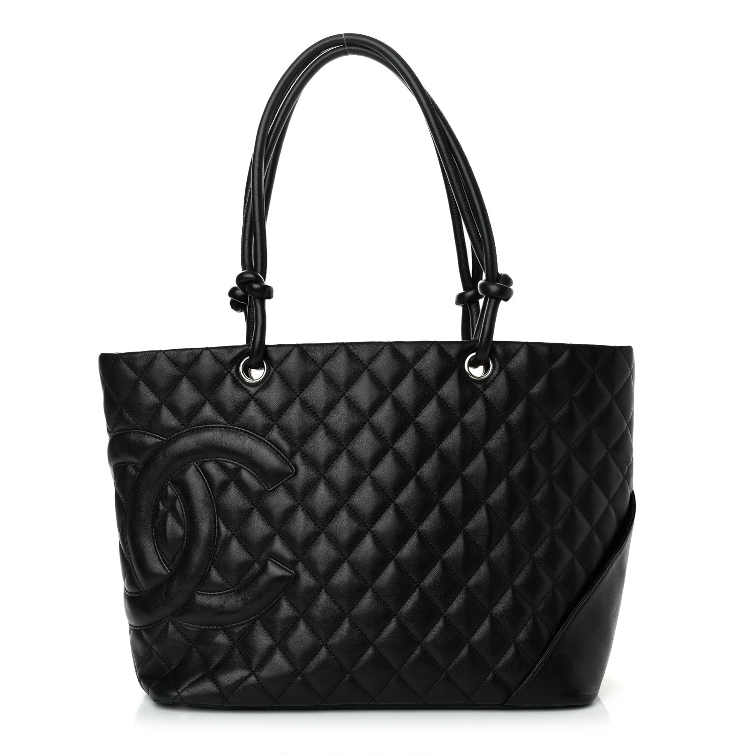 Chanel Calfskin Quilted Large Cambon Tote Black 1 of 15