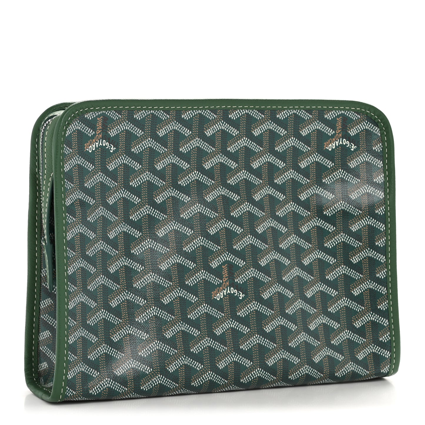 Goyardine Jouvence Toiletry Pouch MM Green