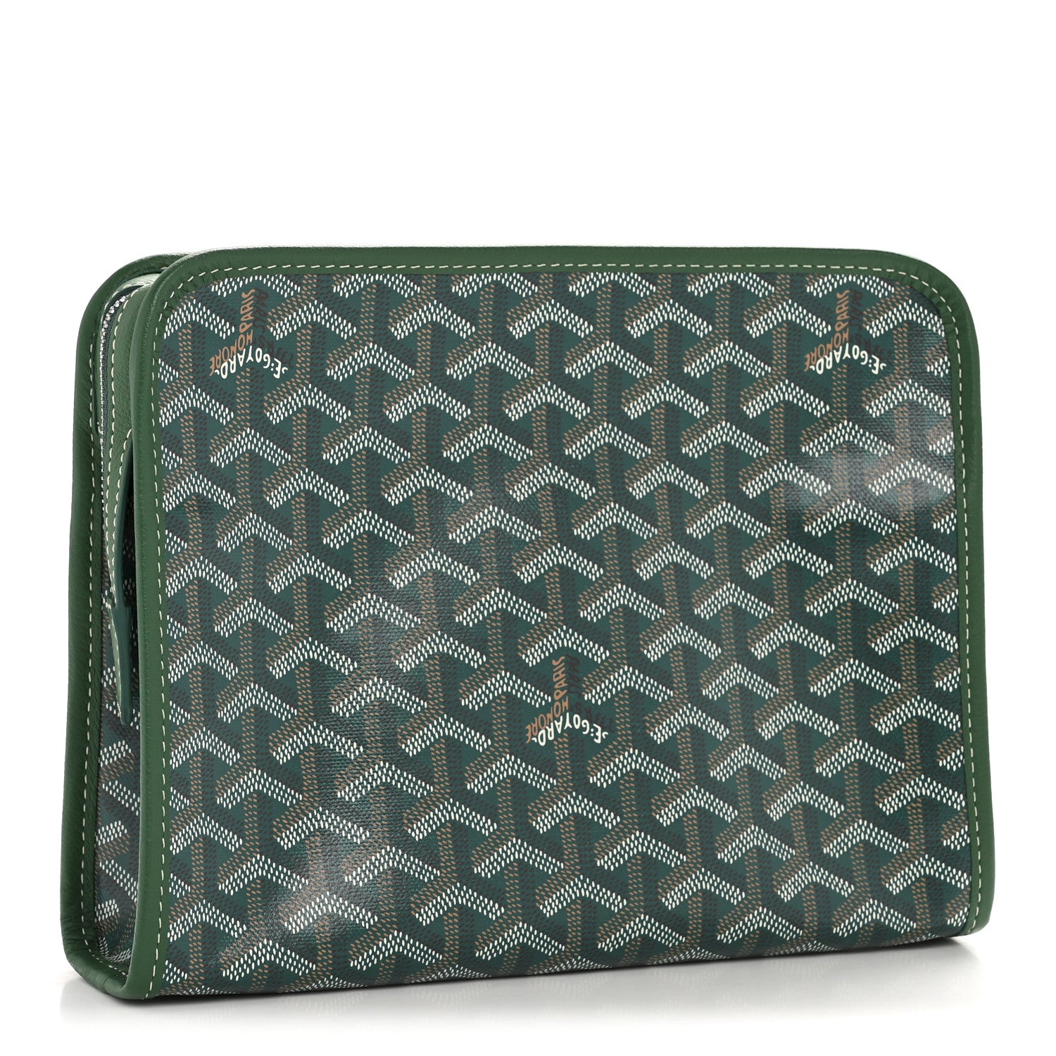 Goyard Goyardine Jouvence Toiletry Pouch MM Green 3 of 8