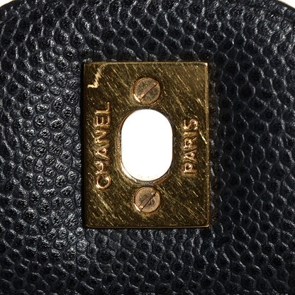 Chanel Caviar Quilted Jumbo Double Flap Black 6 of 8