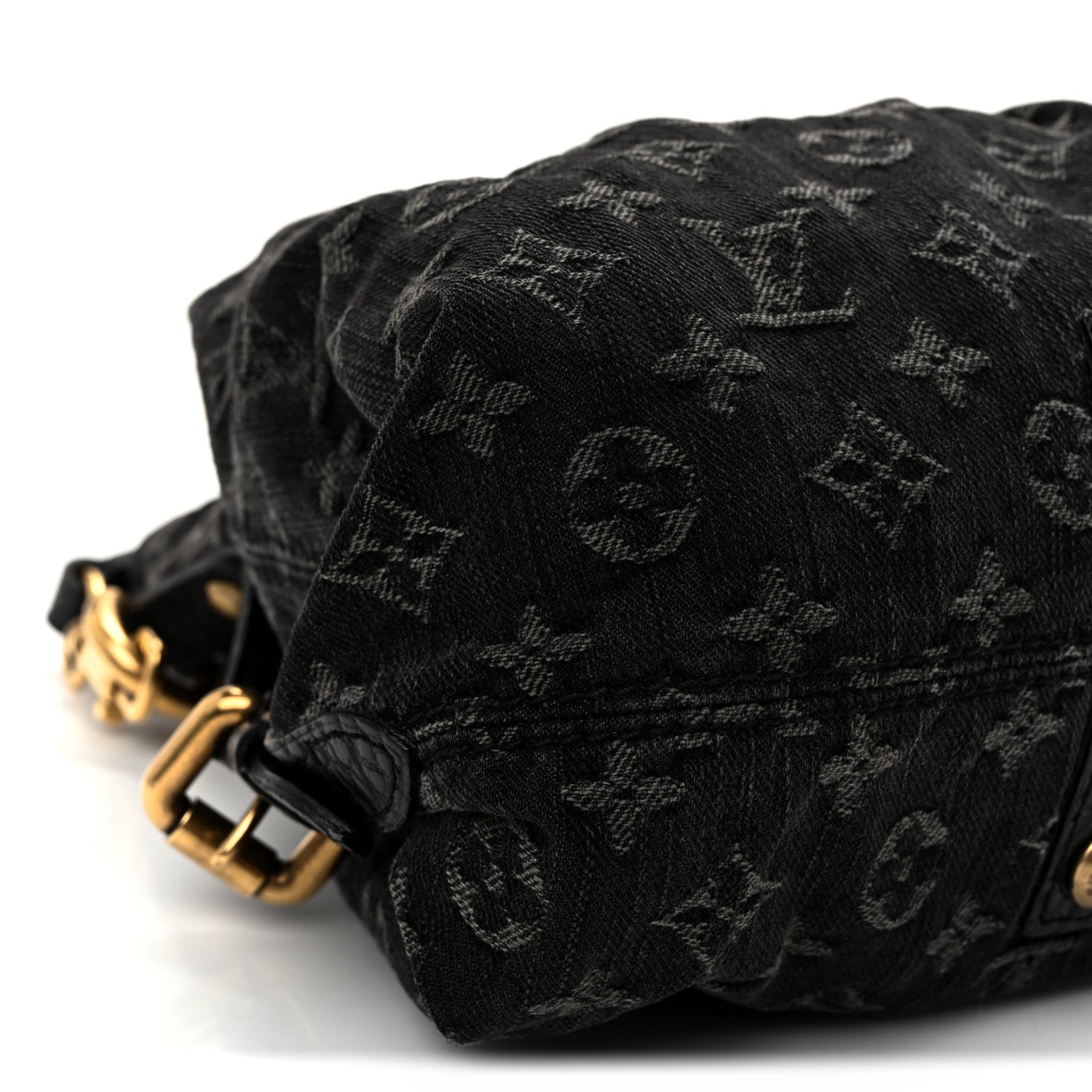 Louis Vuitton Denim Neo Cabby MM Black 8 of 11