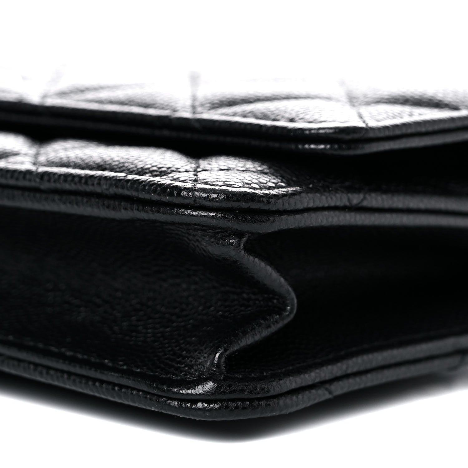 Chanel Caviar Quilted Bracelet On Chain Wallet On Chain WOC Black 5 of 10