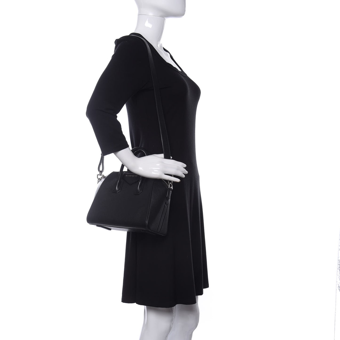 Sugar Goatskin Mini Antigona Black