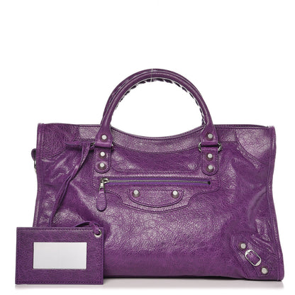 Balenciaga Agneau Giant 12 Silver Hardware City Ultraviolet 1 of 13