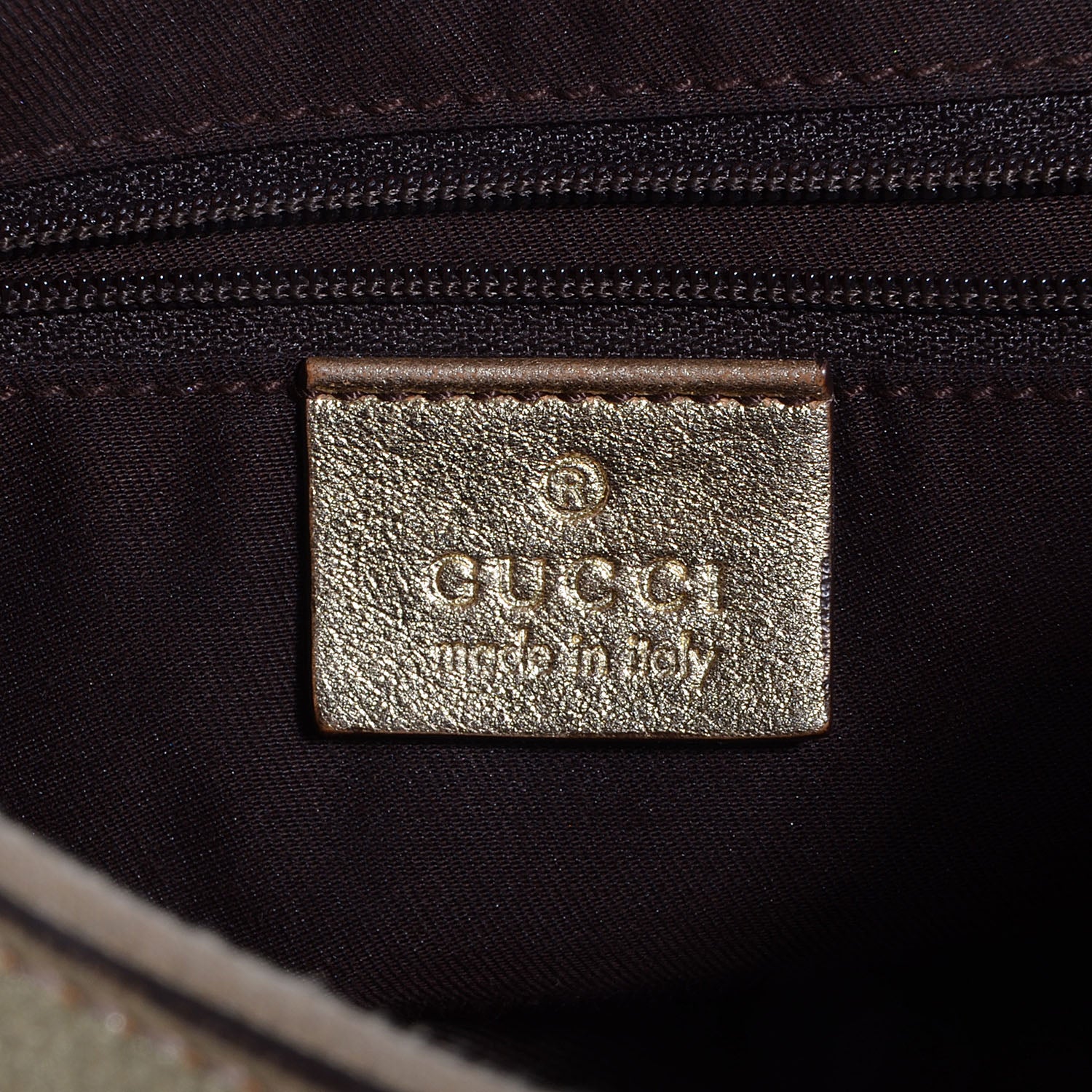 Gucci Monogram Medium D Gold Hobo Metallic Gold 6 of 8