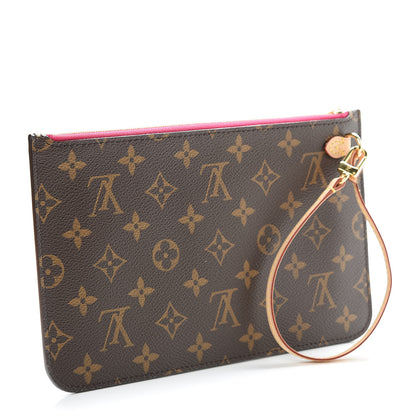Louis Vuitton Monogram Neverfull MM GM Pochette Pivoine 3 of 9