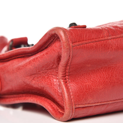 Balenciaga Agneau Classic Hardware Mini City Rouge Cardinal 8 of 13