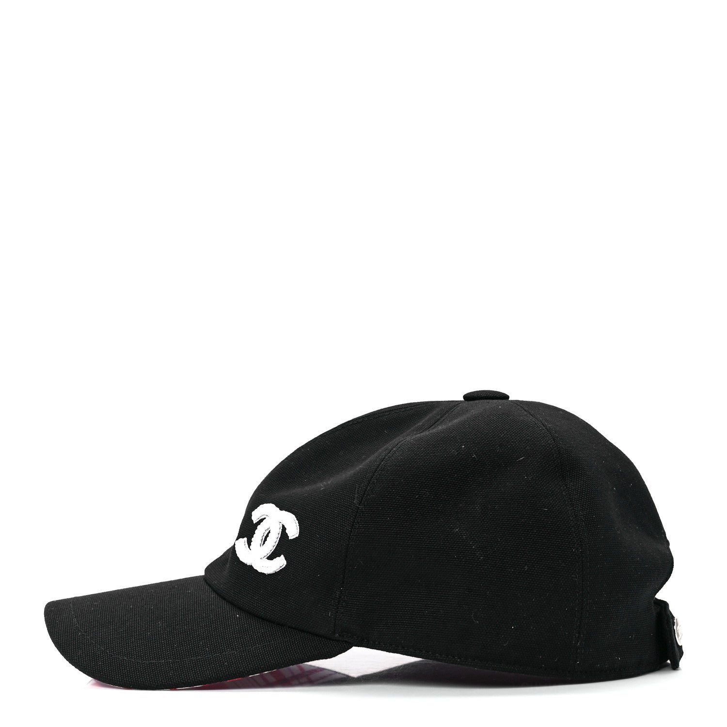 Chanel Cotton Beaded CC Cap Hat Black 3 of 7
