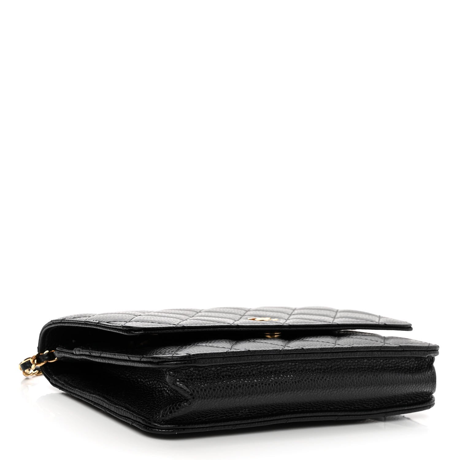Chanel Caviar Quilted Wallet On Chain WOC Black 4 of 12