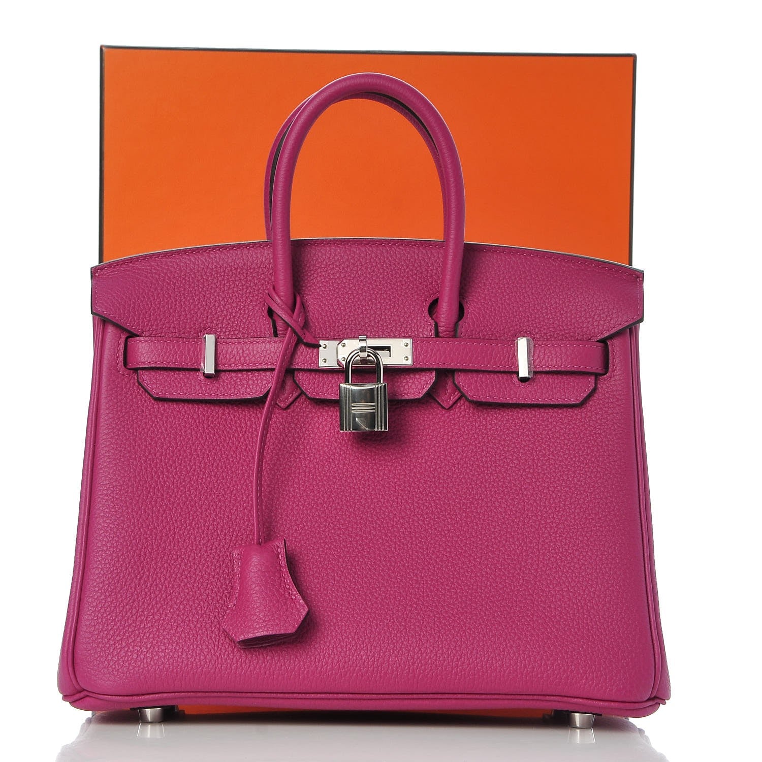 Hermes Togo Birkin 25 Rose Pourpre 35 of 35