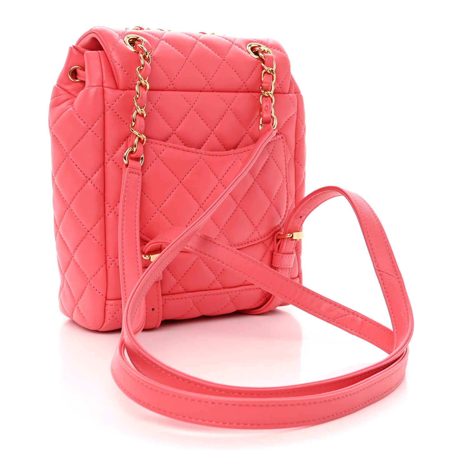 Lambskin Quilted Mini Urban Spirit Backpack Pink
