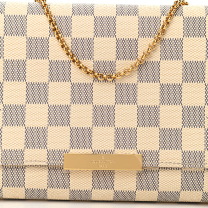 Louis Vuitton Damier Azur Favorite MM 7 of 9