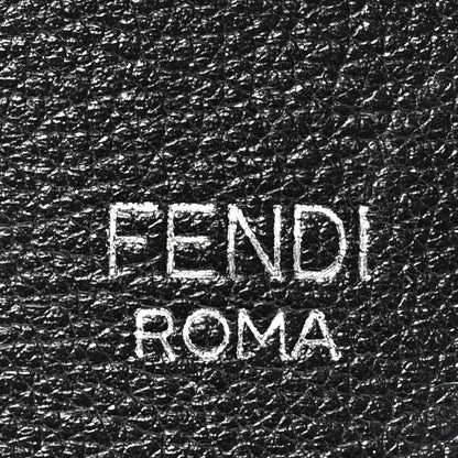 Fendi Vitello Dolce Mink Fur Pom Pom Medium By The Way Boston Bag Black Multicolor 6 of 10
