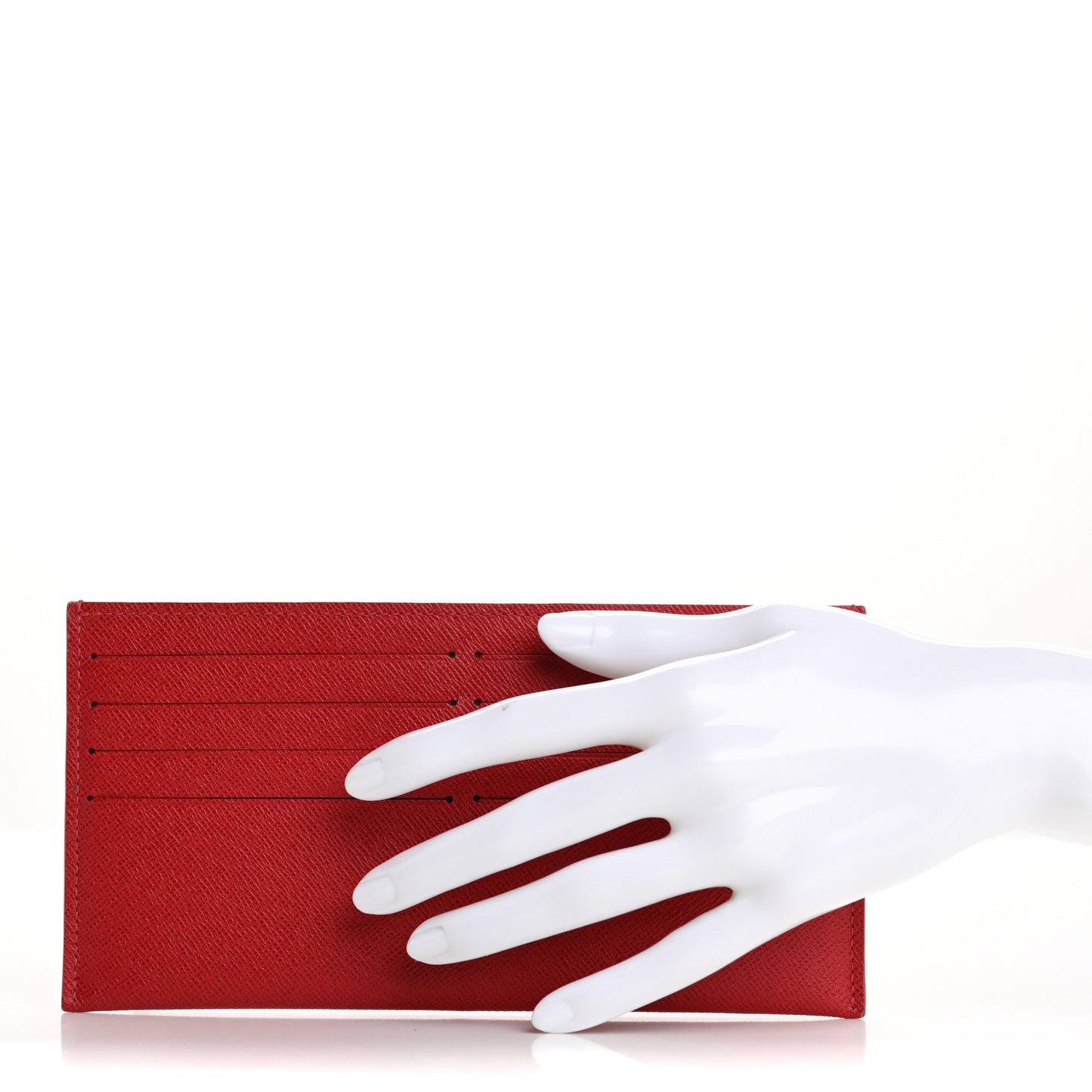 Calfskin Felicie Card Holder Insert Cherry