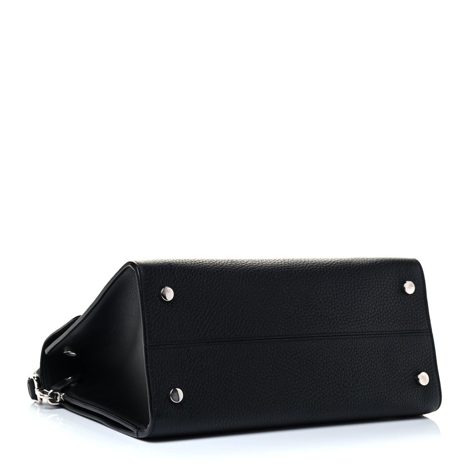 Christian Dior Grained Calfskin Medium Diorever Flap Black 3 of 4
