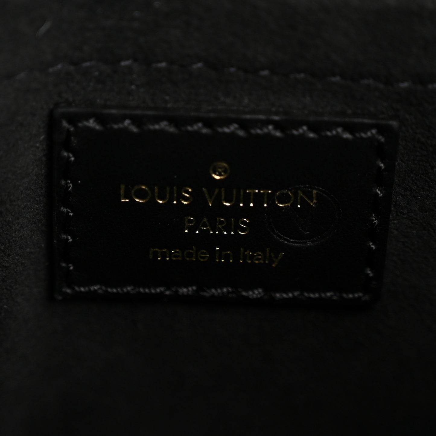 Raffia Petit Bucket Black