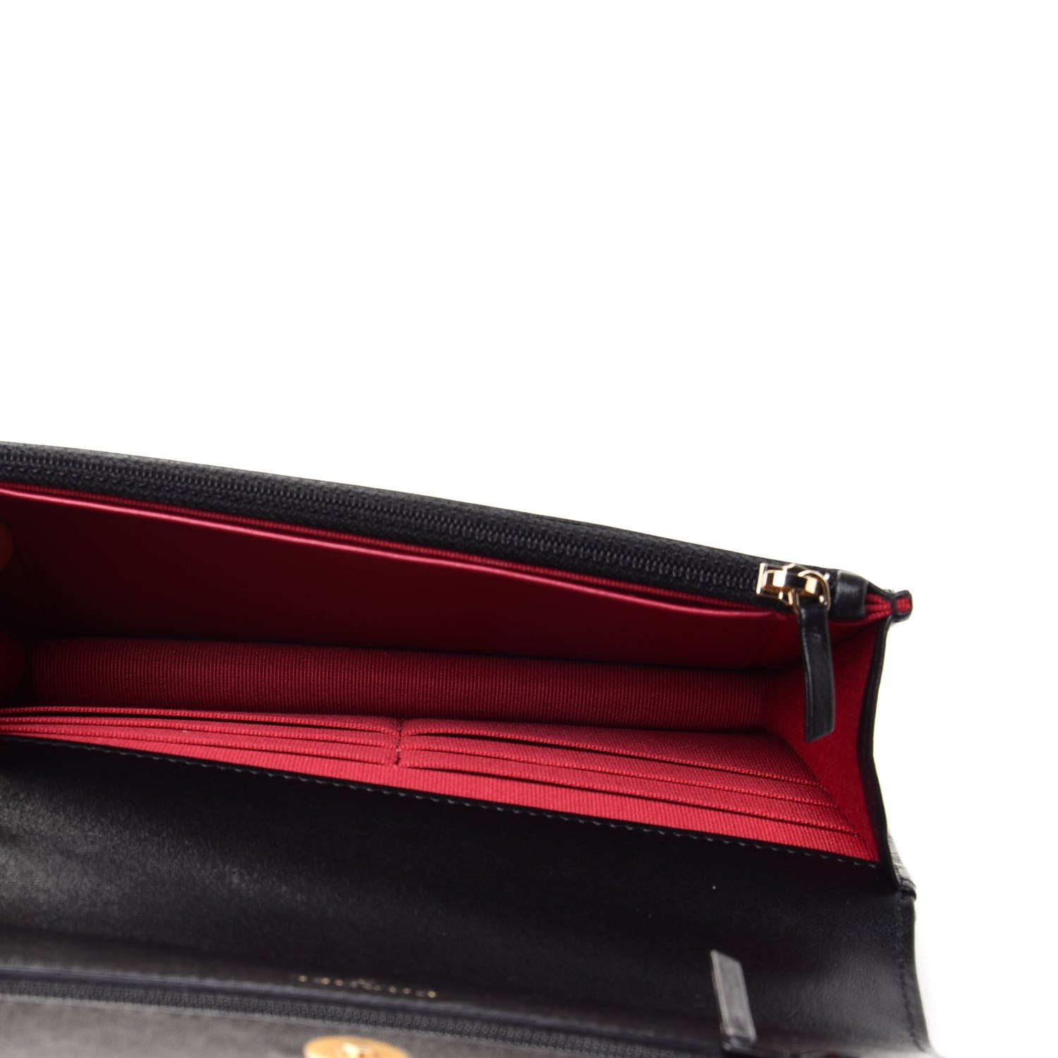 Chanel Goatskin Quilted Chanel 19 Wallet On Chain WOC Black 5 of 13
