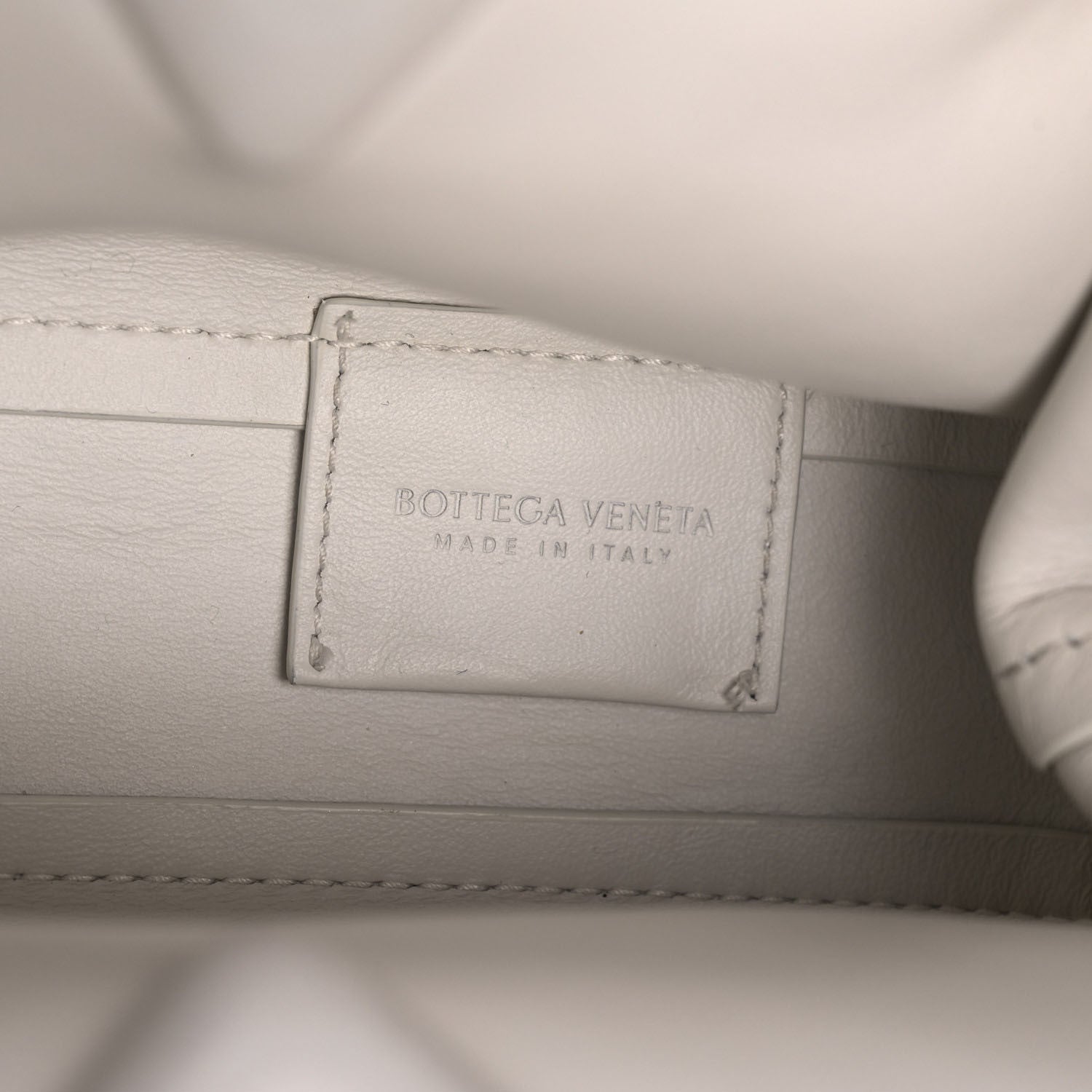 Bottega Veneta Calfskin Small The Point Triangle Bag Chalk 6 of 10