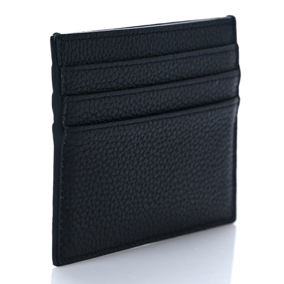 Christian Dior Grained Calfskin Card Holder Black 3 of 7