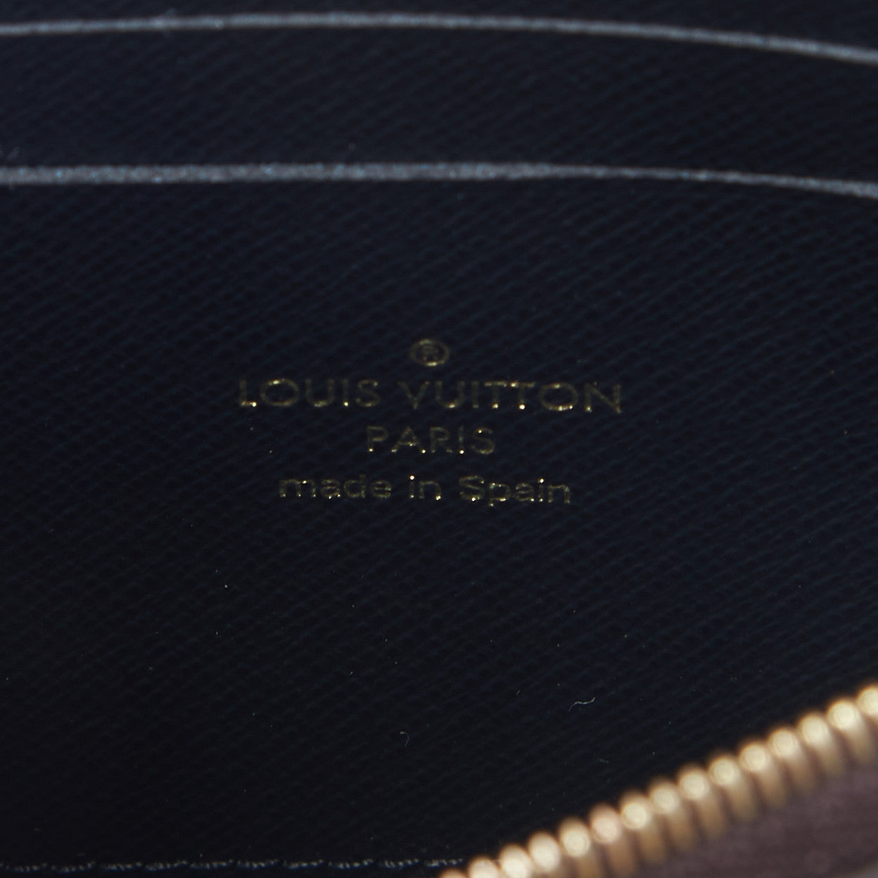 Reverse Monogram Giant Double Zip Pochette
