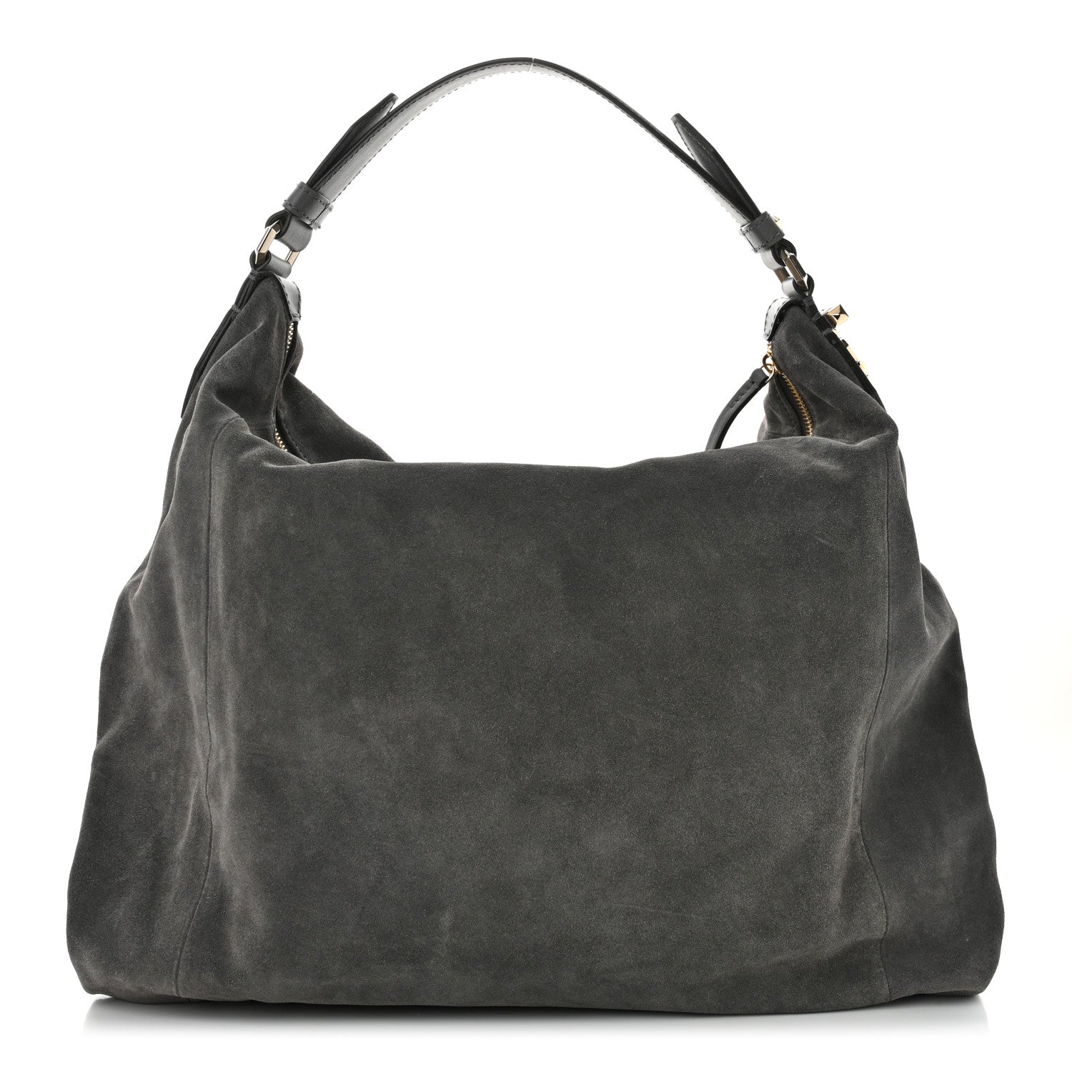 Jimmy Choo Suede Ana Hobo Shopping Tote Storm 1 of 9