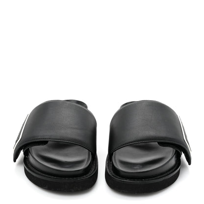 Louis Vuitton Calfskin Womens Pool Pillow Sunset Mules 36 Black 3 of 11