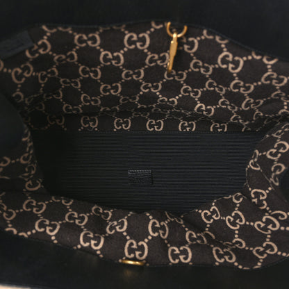 Gucci Covered Wool GG Monogram Large Tote Bag Beige Ebony 5 of 11