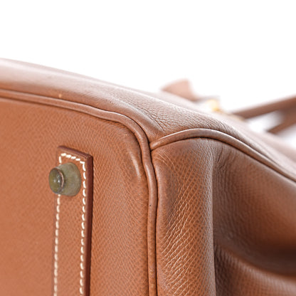 Hermes Courchevel Birkin 35 Gold 44 of 49