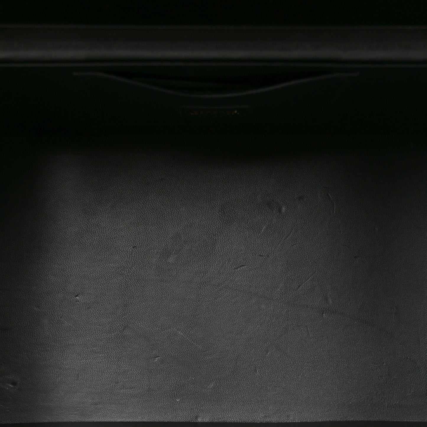 Calfskin Medusa Vanity Train Case Black