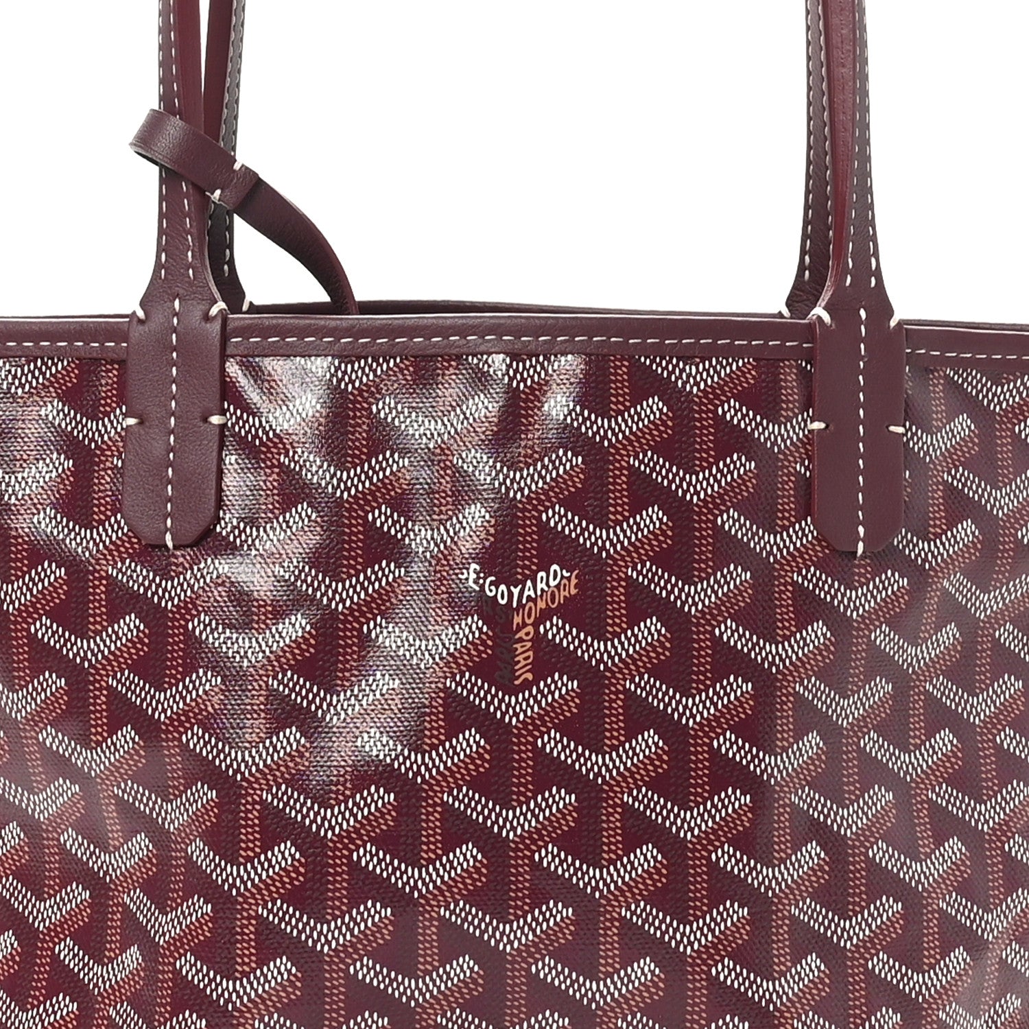Goyard Goyardine Reversible Mini Anjou Burgundy 13 of 18